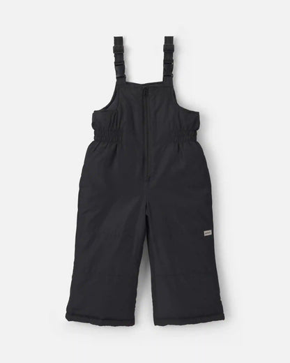 Toddler Overall Snowsuit Bib - Black