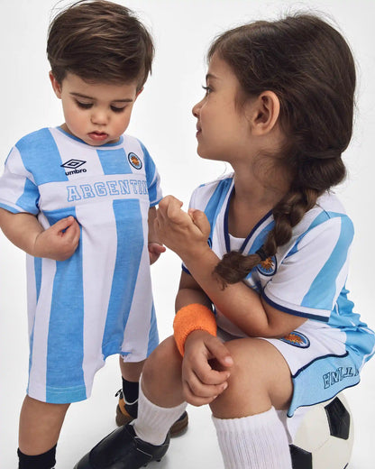 Toddler Umbro Argentina Soccer Jersey - Light Blue/White
