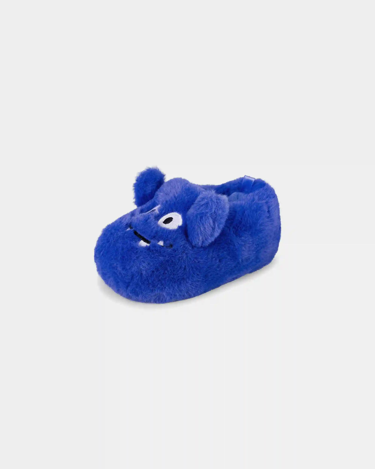 Boys Cozy Monster Slippers - Blue