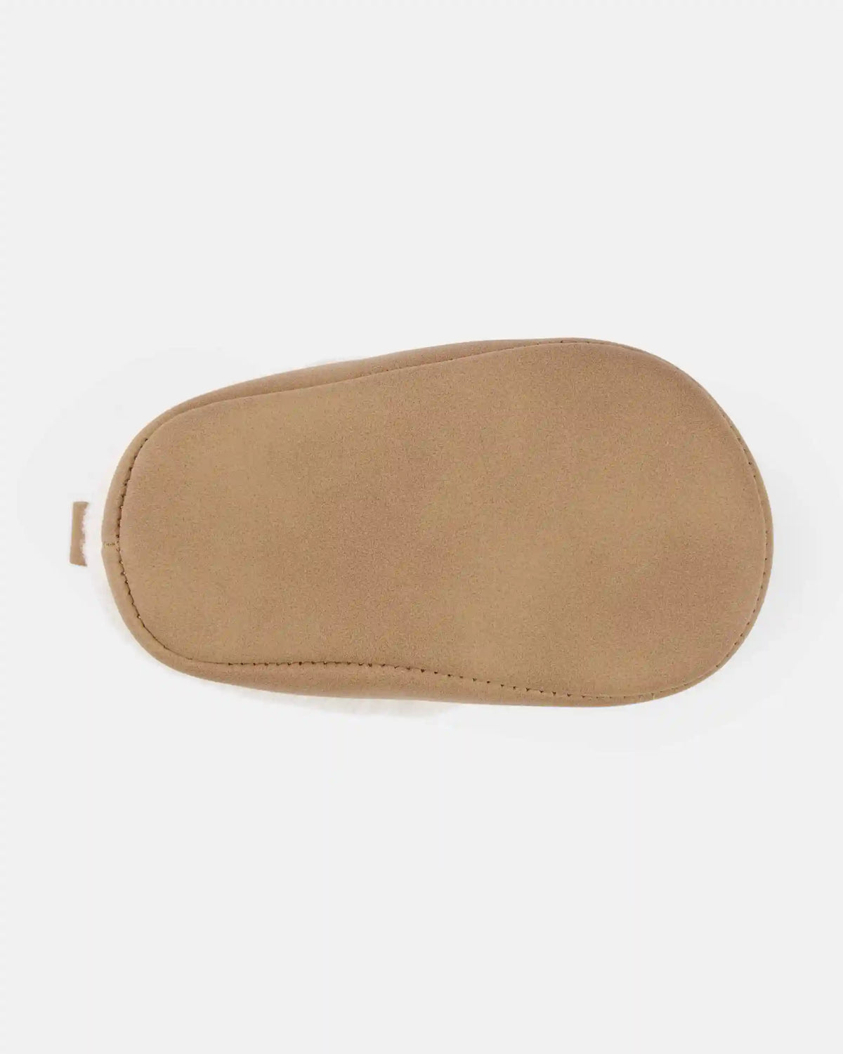 Baby Boy Teddy Fleece Moccasin Boots - Brown