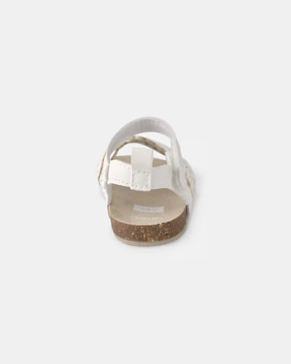 Baby Girl Floral Sandals - White