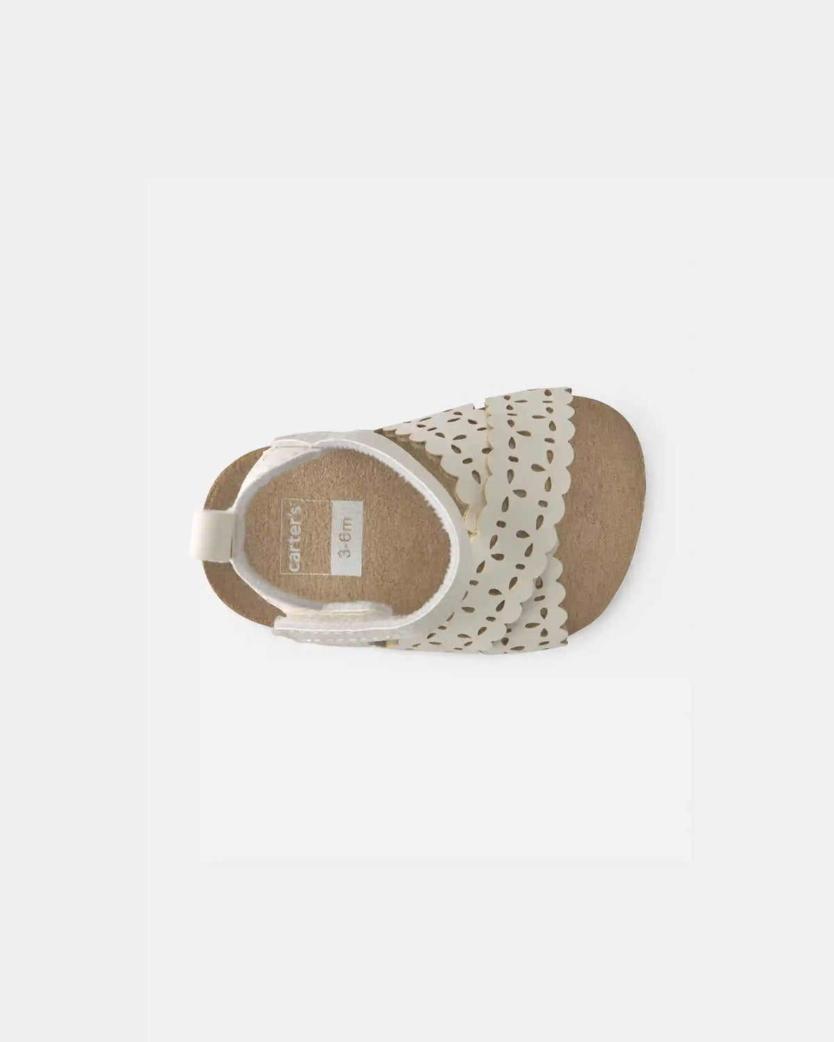 Baby Girl Floral Sandals - White