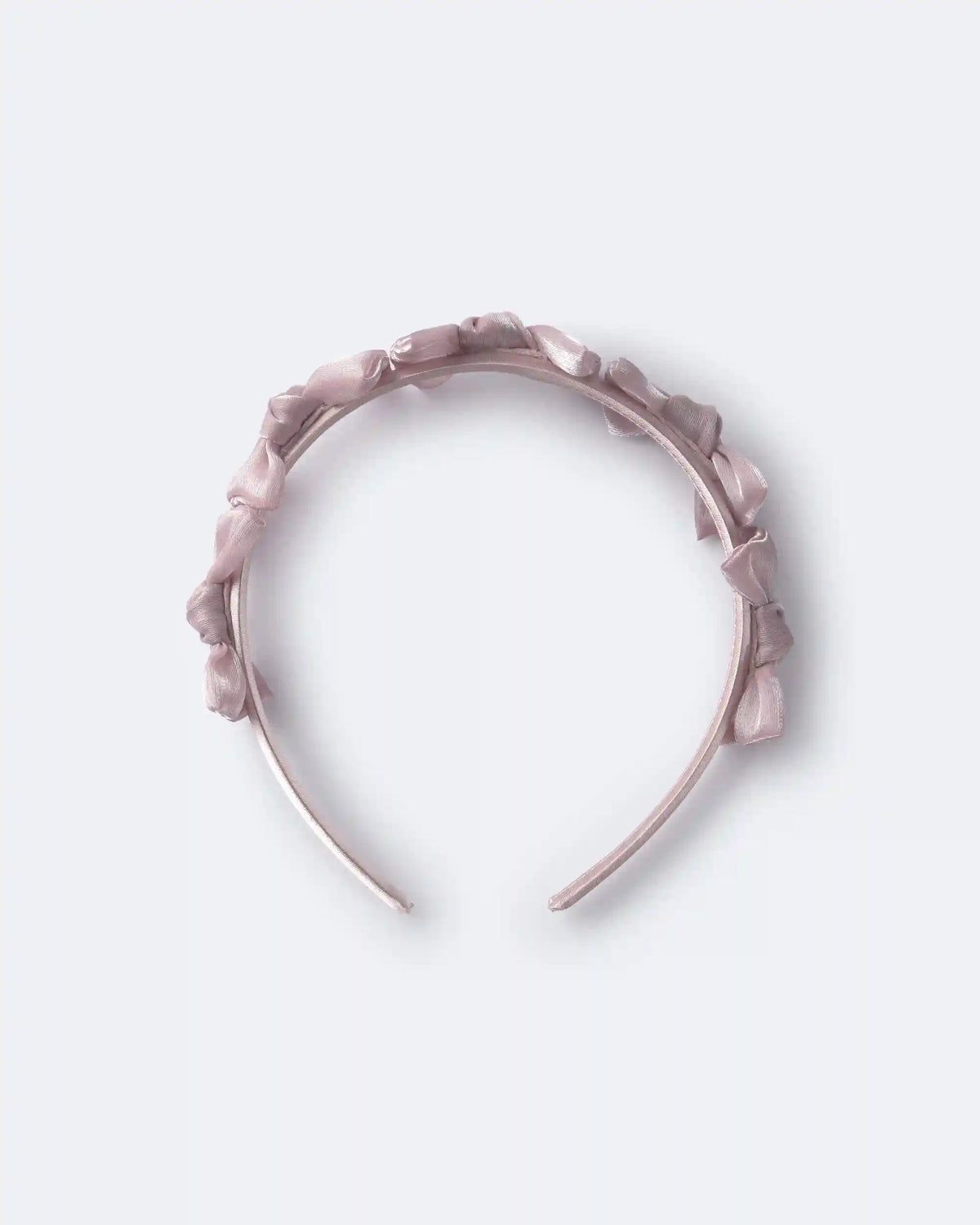 Toddler Girl Bow Headband - Mauve