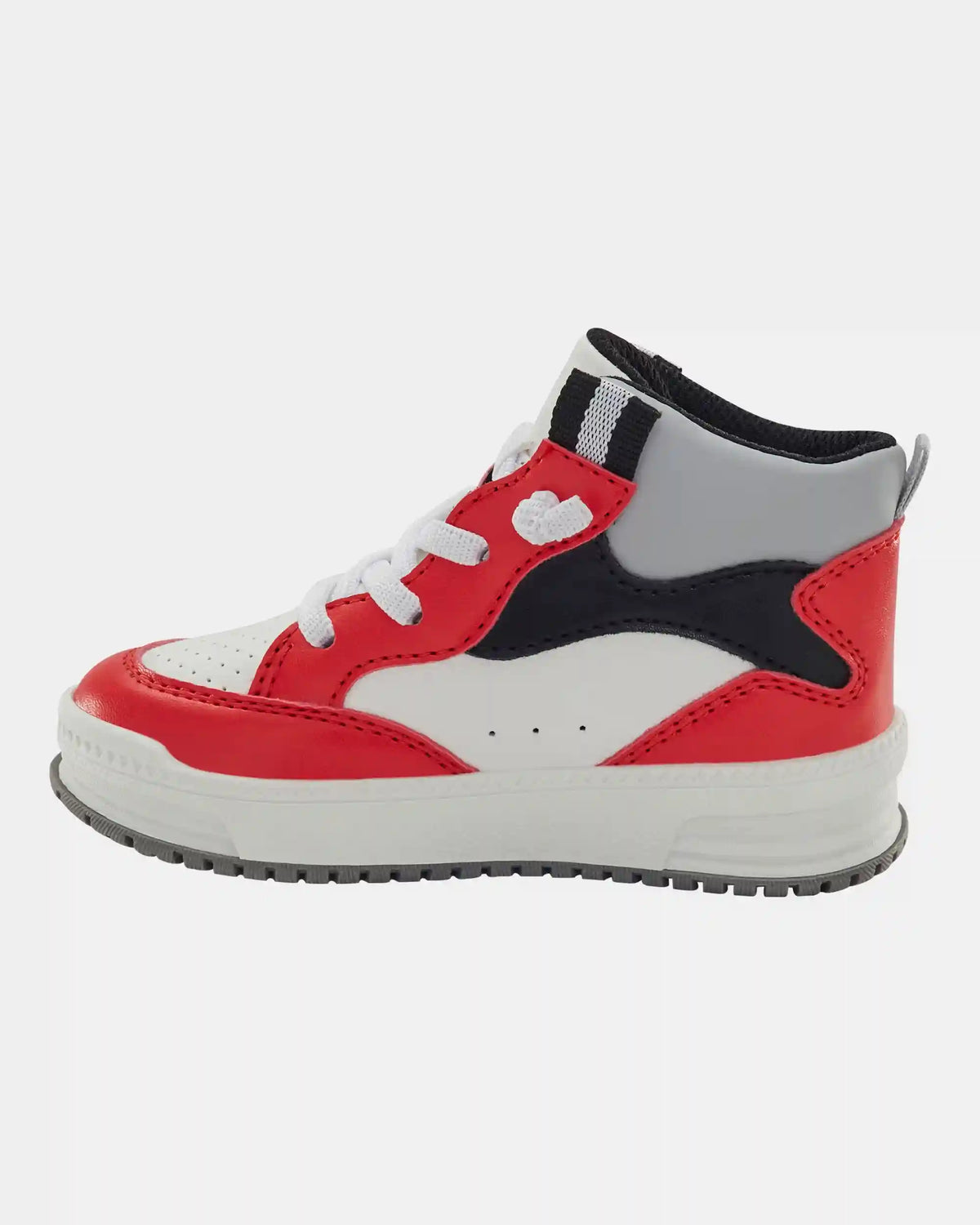 Toddler High-Top Sneakers - Red/White