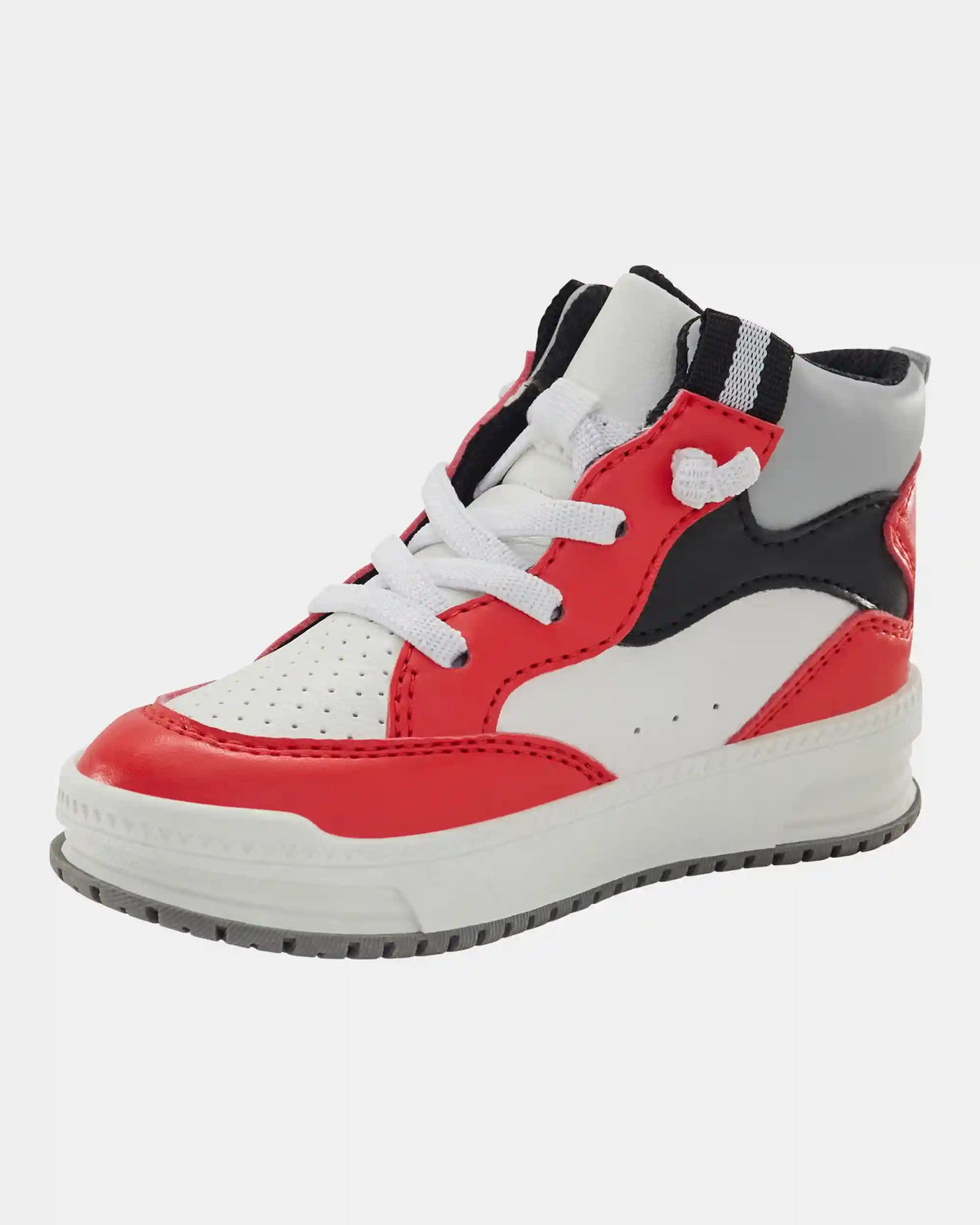 Toddler High-Top Sneakers - Red/White
