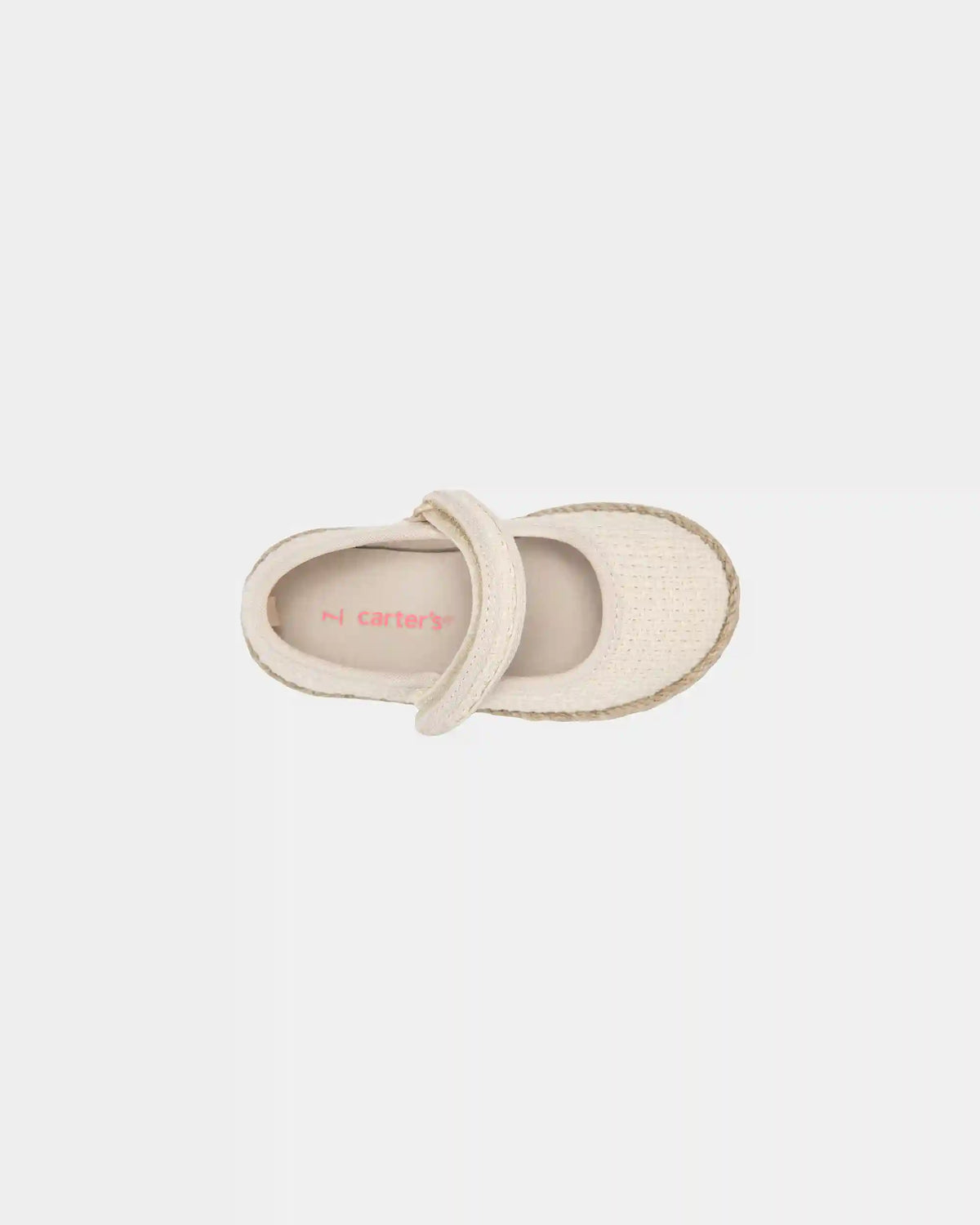 Toddler Girl Woven Casual Shoes - Cream