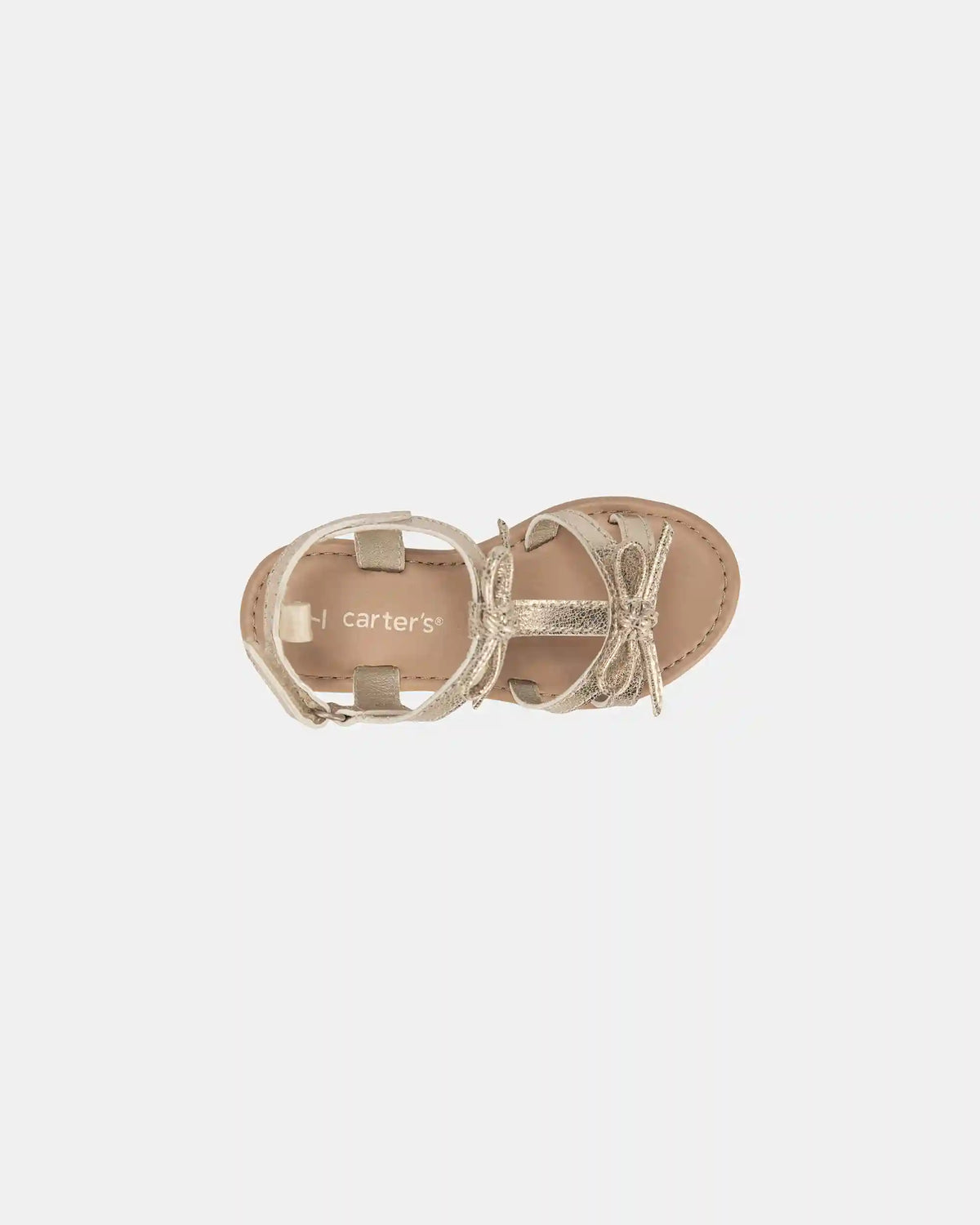 Toddler Girl Metallic Bow Sandals - Gold