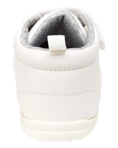Boys Every Step® First Walker High-Top Sneakers - White