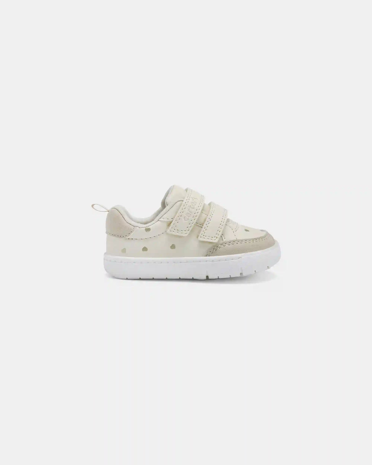 Baby Girl Every Step® First Walker Heart Sneakers - Cream