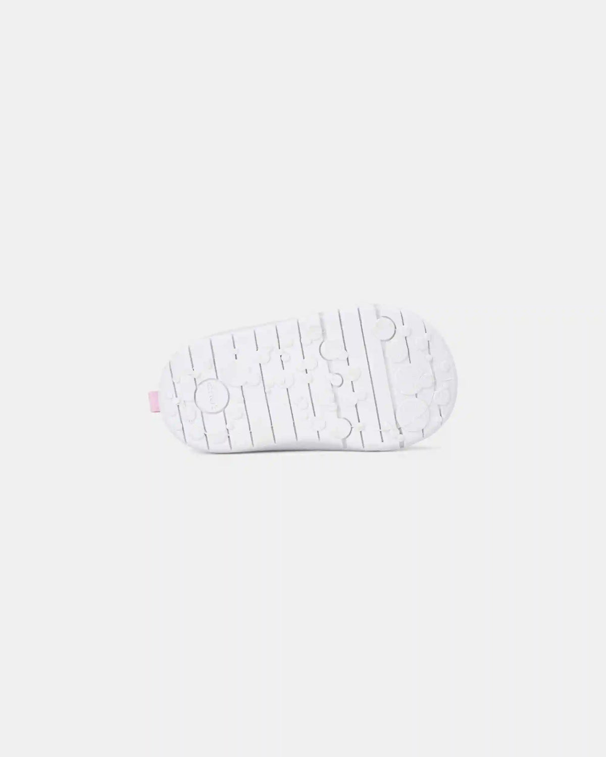 Baby Girl Every Step® First Walker Leopard Charm Sneakers - White