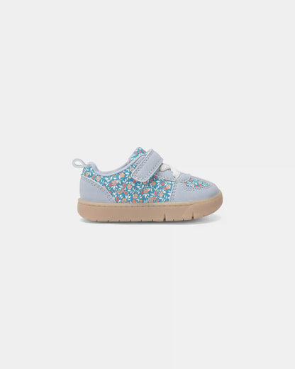 Baby Girl Every Step® First Walker Floral Casual Shoes - Blue