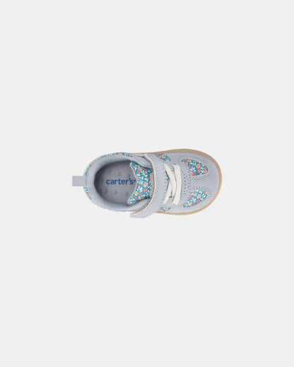 Baby Girl Every Step® First Walker Floral Casual Shoes - Blue