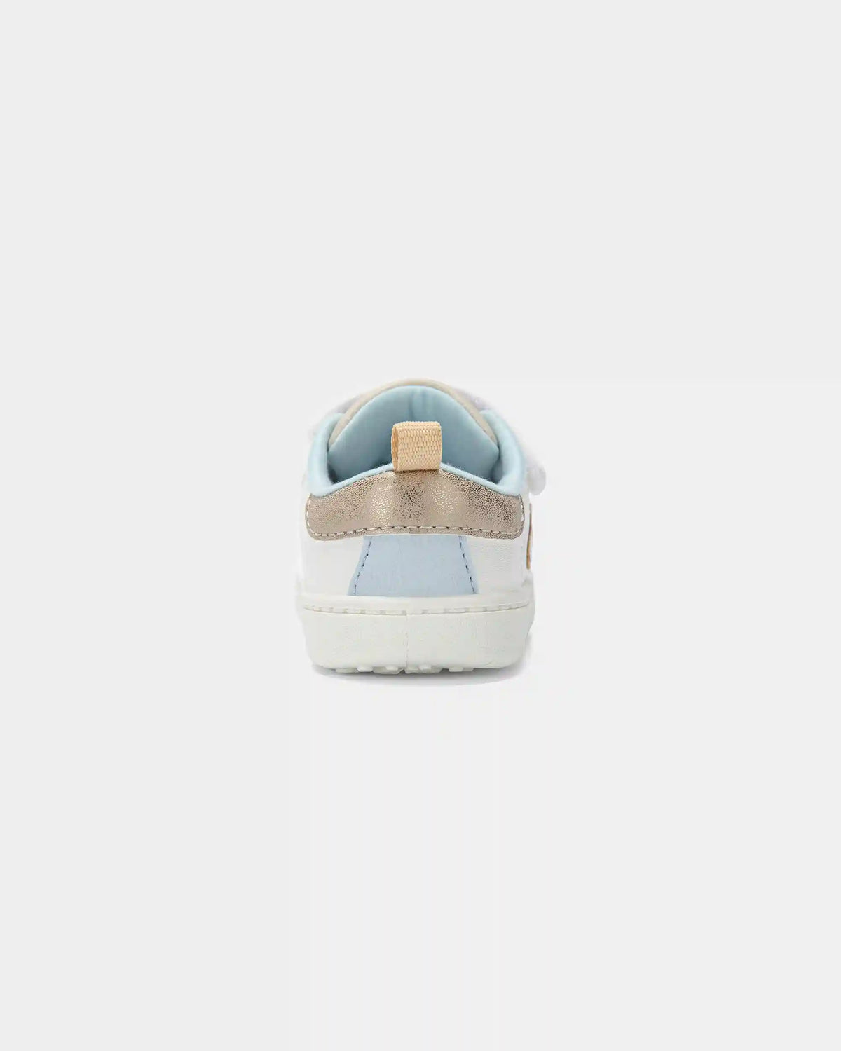 Baby Girl Every Step® First Walker Heart Casual Shoes - White/Tan