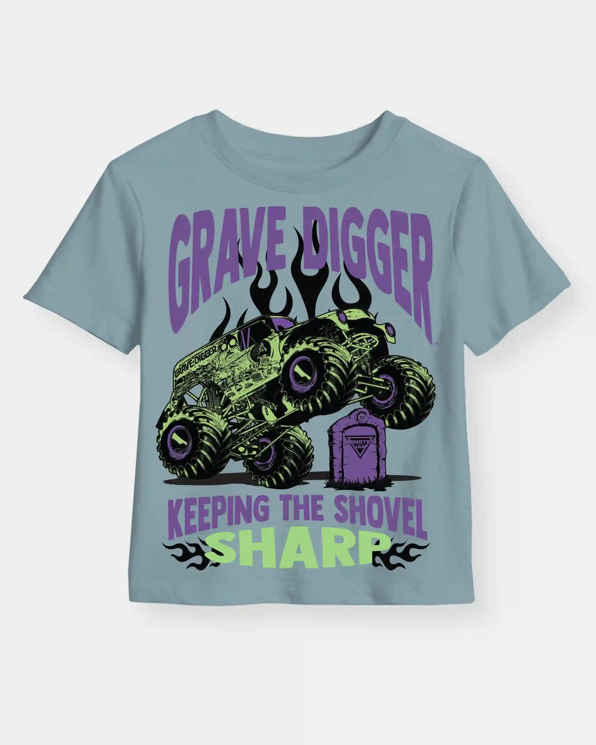 Boys Monster Jam™ Grave Digger Short-Sleeve Graphic Tee - Blue