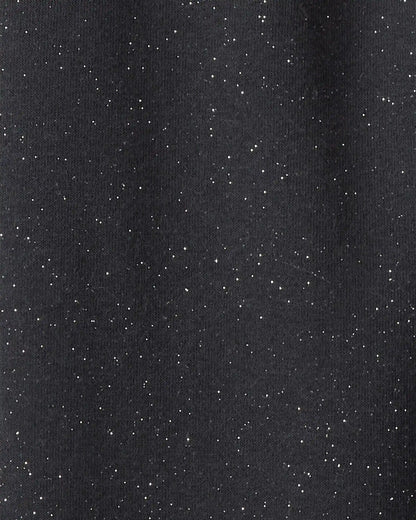 Girls Wicked Elphaba Sparkle Joggers - Black