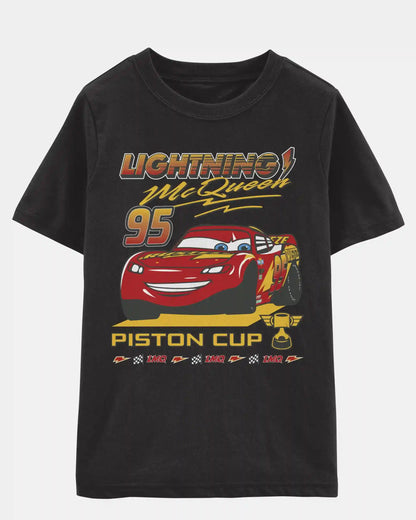 Boys Disney/Pixar© Cars Short-Sleeve Graphic Tee - Black