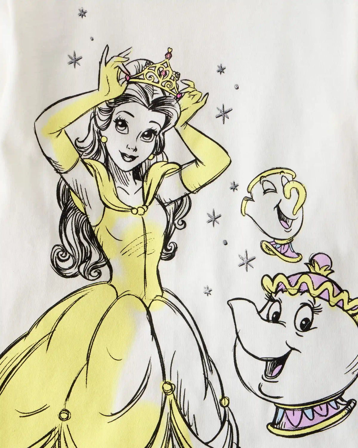 Girls 3-Pack Disney© Princess Long-Sleeve Graphic Tees