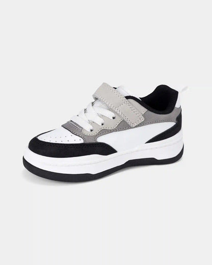 Toddler Boy Color Block Sneakers - Grey/Red