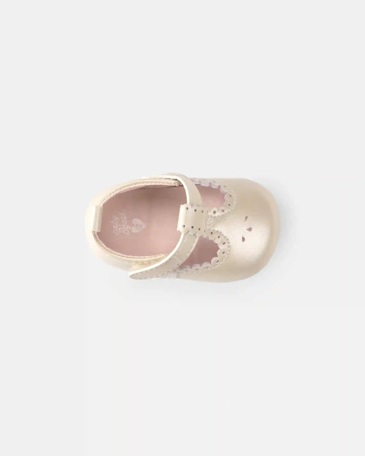 Baby Girl Eyelet Mary Jane Flats - Cream
